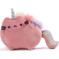 Przytulanki i maskotki: Maskotka Pusheen średni różowy z dźwiękiem 23x15cm (4060844)
