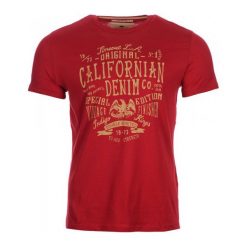 T-shirty męskie z nadrukiem: Timeout T-Shirt Męski Xl Czerwony