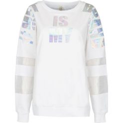 Bluza Met. Białe bluzki damskie Met, bez wzorów, z materiału, bez rękawów, bez kaptura. Za 199,00 zł.