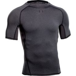 Under Armour koszulka sportowa Armour HG SS T Carbon Heather Black S. Brązowe koszulki męskie Under Armour, s, bez wzorów, bez kołnierzyka, bez rękawów, na fitness i siłownię. Za 135,00 zł.