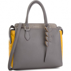 Torebka MONNARI - BAGB110-019 Grey With Yellow. Szare torebki klasyczne damskie Monnari, ze skóry ekologicznej. W wyprzedaży za 199,00 zł.