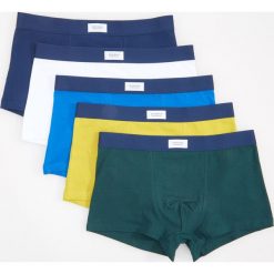 Bawełniane bokserki 5 pack - Zielony. Zielone bokserki męskie Reserved, z bawełny. Za 89,99 zł.