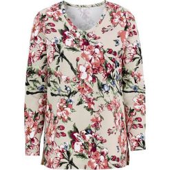 Cellbes Bluza z długim rękawem i wzorem w kwiaty beżowy we wzory female beżowy/ze wzorem 38/40. Brązowe bluzy damskie Cellbes, w kwiaty, z materiału, z długim rękawem, długie, bez kaptura. W wyprzedaży za 89,00 zł.