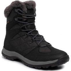 Śniegowce JACK WOLFSKIN - Thunder Bay Texapore Mid W 4020532 Phantom Grey. Czarne kozaki damskie Jack Wolfskin, na zimę, ze skóry ekologicznej, bez zapięcia. W wyprzedaży za 449,00 zł.
