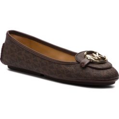 Baleriny MICHAEL Michael Kors Lillie Moc 40R9LIFP3B. Pomarańczowe baleriny damskie MICHAEL Michael Kors, bez wzorów, bez obcasa, bez zapięcia. Za 519,00 zł.