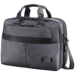Torba SAMSONITE Cityvibe Bailhandle 13-16 cali Popielaty. Szare torby na laptopa Samsonite, w paski, z nylonu. Za 449,00 zł.