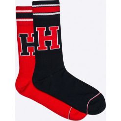 Tommy Hilfiger - Skarpety TH Patch (2-pack). Szare skarpetki męskie marki TOMMY HILFIGER, z bawełny. Za 54,90 zł.