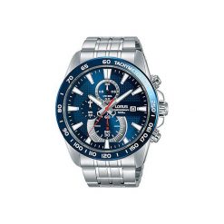 Zegarek Lorus Męski RM379DX9 Chronograf WR 100M srebrny. Szare zegarki męskie Lorus, srebrne. Za 431,00 zł.