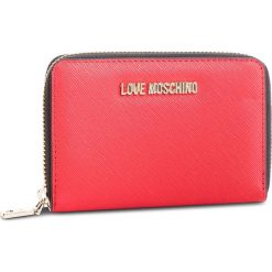 Duży Portfel Damski LOVE MOSCHINO - JC5558PP06LQ0500 Rosso. Czerwone portfele damskie marki Love Moschino, bez wzorów, ze skóry ekologicznej. Za 329,00 zł.