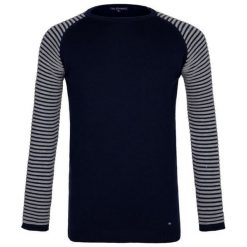 Paul Parker Sweter Męski Xl Ciemnoniebieski. Czarne swetry męskie Paul Parker, xl, w paski, bez kołnierzyka, bez kaptura. W wyprzedaży za 122,00 zł.