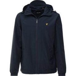 Lyle & Scott ZIP THROUGH HOODED BRANDED Kurtka wiosenna navy. Niebieskie kurtki męskie marki Lyle & Scott, xxl, bez wzorów, z bawełny, bez kaptura. W wyprzedaży za 367,20 zł.