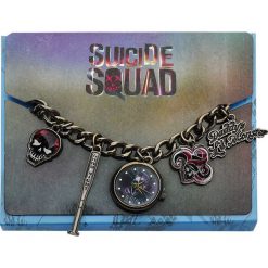 Zegarki damskie: Suicide Squad Harley Charm Watch Zegarek na rękę złoty