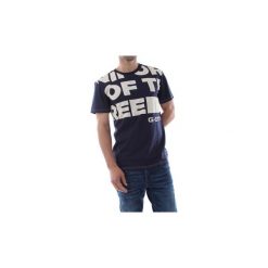 T-shirty z krótkim rękawem G-Star Raw D12844 336 GRAPHIC 11. Niebieskie t-shirty męskie G-Star RAW, s, bez wzorów, retro, bez kołnierzyka, krótkie. Za 122,74 zł.