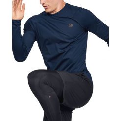 Under Armour Rush ColdGear® Koszulka Niebieski. Niebieskie podkoszulki męskie Under Armour, xxl, bez wzorów, z elastanu, bez kołnierzyka, z długim rękawem, długie. Za 326,95 zł.