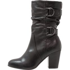 Buty zimowe damskie: Dorothy Perkins Wide Fit WIDE FIT KATHERINE Kowbojki i Buty motocyklowe black