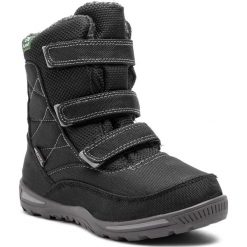 Śniegowce KAMIK - Hayden NF8118 Black. Czarne śniegowce dziewczęce marki Kamik, bez zapięcia. W wyprzedaży za 219,00 zł.