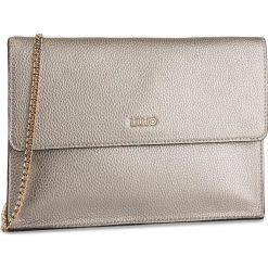 Torebka LIU JO - Triple Flat Pouch N69023 E0033 Gold/Logo Nuez B3561. Żółte torebki klasyczne damskie Liu Jo, bez wzorów, ze skóry ekologicznej, eleganckie, bez dodatków. Za 429,00 zł.