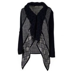 Desigual Sweter Damski Menta L Ciemnoniebieski. Czarne swetry damskie marki Desigual, l, bez wzorów, bez rękawów, bez kaptura. W wyprzedaży za 332,00 zł.