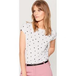 Koszulka basic - Szary. Szare t-shirty damskie Mohito, l. Za 49,99 zł.
