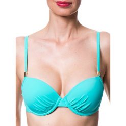 Stroje dwuczęściowe damskie: Biustonosz bikini w kolorze turkusowym