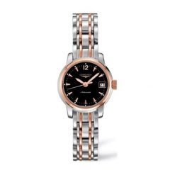 LONGINES SAINT IMIER L2.263.5.52.7. Czarne zegarki damskie marki LONGINES, złote. Za 8560,00 zł.