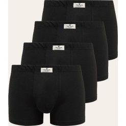 Tom Tailor Denim - Bokserki (4-pack). Szare bokserki męskie TOM TAILOR DENIM, bez wzorów, z elastanu. W wyprzedaży za 99,90 zł.