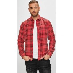 Only & Sons - Koszula. Czerwone koszule męskie marki Only & Sons, s, w kratkę, z bawełny, klasyczne, z klasycznym kołnierzykiem, z długim rękawem. Za 149,90 zł.