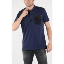 Diesel T-Temp Polo Koszulka Niebieski. Niebieskie podkoszulki męskie Diesel, m, bez wzorów, z bawełny, polo, bez rękawów. Za 378,95 zł.