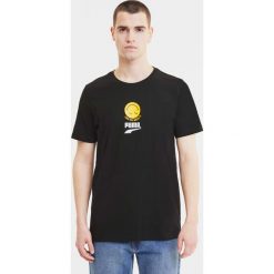 Puma Club Graphic Koszulka Czarny. Czarne podkoszulki męskie Puma, xxl, z nadrukiem, z bawełny, z krótkim rękawem. Za 137,95 zł.