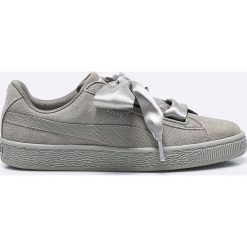 Puma - Buty Suede Heart Pebble Wn's. Szare buty sportowe damskie Puma, bez wzorów, ze skóry, sportowe. W wyprzedaży za 179,90 zł.