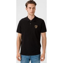 Lamborghini Polo Koszulka Czarny. Czarne podkoszulki męskie Lamborghini, l, z haftami, z bawełny, polo, bez rękawów. Za 319,95 zł.