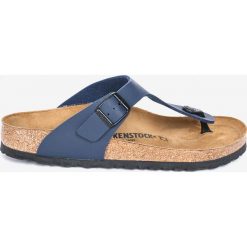 Birkenstock - Japonki Gizeh. Niebieskie kapcie męskie marki Birkenstock, ze skóry. Za 269,90 zł.