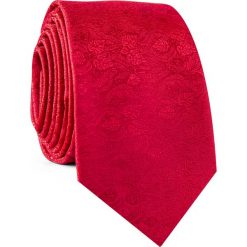 Krawat KWTR001790. Czerwone krawaty męskie marki Giacomo Conti, z tkaniny, eleganckie. Za 69,00 zł.