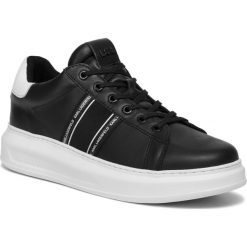 Sneakersy KARL LAGERFELD - KL52525 Black Lthr. Czarne sneakersy męskie KARL LAGERFELD, bez zapięcia. Za 849,00 zł.