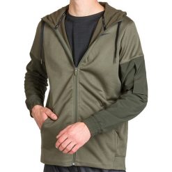 NIKE THERMA FULL ZIP PLUS TRAINING HOODIE > BV6309-325. Bluzy męskie Nike, m, bez wzorów, z poliesteru, klasyczne, z kapturem, bez rękawów, z kapturem. Za 329,99 zł.