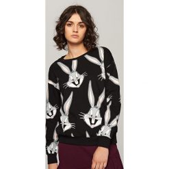 Bluzy damskie: Bluza looney tunes - Czarny