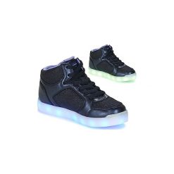 Buty Dziecko Skechers ENERGY LIGHTS. Niebieskie trampki dziewczęce Skechers, bez wzorów, bez zapięcia. Za 215,10 zł.