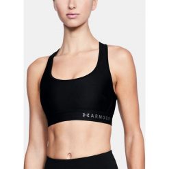 Biustonosze sportowe: Under Armour Biustonosz Armour Mid Crossback czarny r. XS (1307200-001)