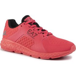 Sneakersy EA7 EMPORIO ARMANI - X8X011 XK044 00035 Red Fluo. Czerwone sneakersy męskie EA7 Emporio Armani, bez zapięcia. W wyprzedaży za 399,00 zł.