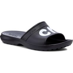 Klapki CROCS - Classic Graphic Slide 204465 Black/White. Czarne klapki męskie Crocs, bez wzorów, z tworzywa sztucznego. Za 119,00 zł.