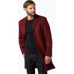 Calvin Klein - Płaszcz męski z dodatkiem kaszmiru, czerwony. Czerwone płaszcze męskie Calvin Klein, m, bez wzorów, z wełny, klasyczne, bez kaptura. Za 999,95 zł.