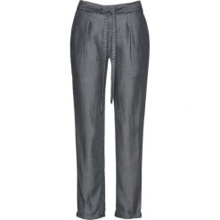Chinosy damskie: Spodnie chino 7/8 z tencelu bonprix szary denim
