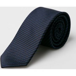 S.Oliver Black Label - Krawat. Niebieskie krawaty męskie s.Oliver BLACK LABEL, bez wzorów, z jedwabiu. W wyprzedaży za 99,90 zł.