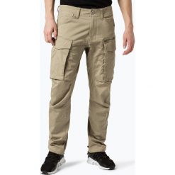 G-Star - Spodnie męskie – Rovic Zip 3D tapered, beżowy. Brązowe spodnie męskie marki G-Star, m, bez wzorów, retro. Za 459,95 zł.