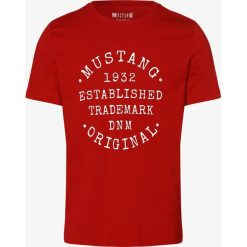 Mustang - T-shirt męski, czerwony. Czerwone t-shirty męskie Mustang, xxl, z nadrukiem, bez kołnierzyka. Za 69,95 zł.