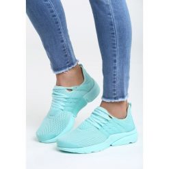 Miętowe Buty Sportowe Soft. Zielone buty sportowe damskie Born2be, z materiału. Za 79,99 zł.