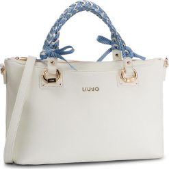 Torebka LIU JO - M Satchel N19103 E0017 Off White 01065. Białe torebki klasyczne damskie marki Liu Jo, bez wzorów, ze skóry ekologicznej, eleganckie, bez dodatków. Za 649,00 zł.