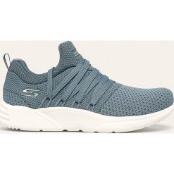 Skechers - Buty. Niebieskie buty sportowe damskie Skechers, z gumy, sportowe, na fitness i siłownię. W wyprzedaży za 159,90 zł.