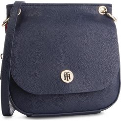 Torebka TOMMY HILFIGER - Th Core Flap Crossover AW0AW06560 901. Niebieskie listonoszki damskie TOMMY HILFIGER, bez wzorów, ze skóry ekologicznej, bez dodatków. W wyprzedaży za 329,00 zł.