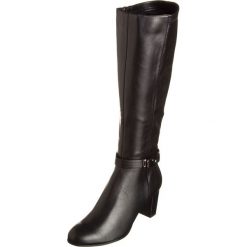 Buty zimowe damskie: Kozaki w kolorze czarnym